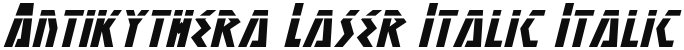 Antikythera Laser Italic Italic