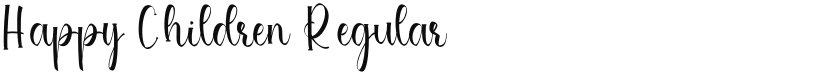 Happy Children font download