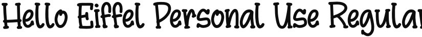 Hello Eiffel Personal Use font download