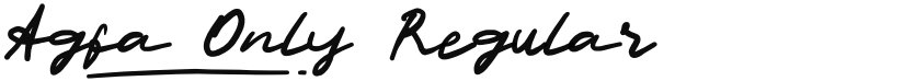 Agfa Only font download