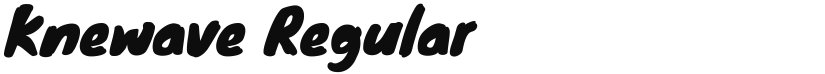 Knewave font download