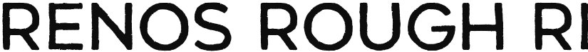 Renos Rough font download