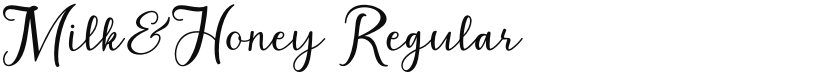Milk&Honey font download
