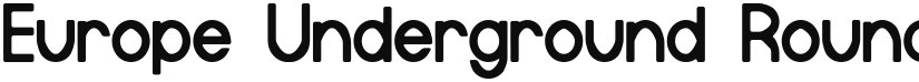 Europe Underground font download