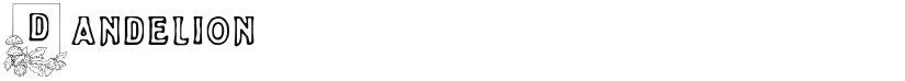 Dandelion font download