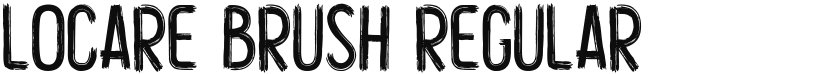Locare Brush font download