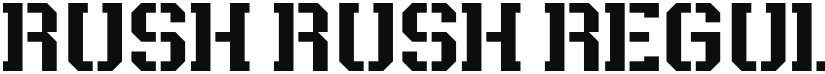 Rush Rush font download