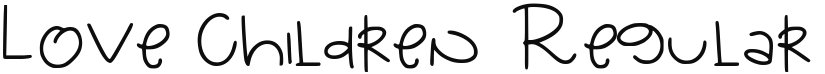 Love Children font download